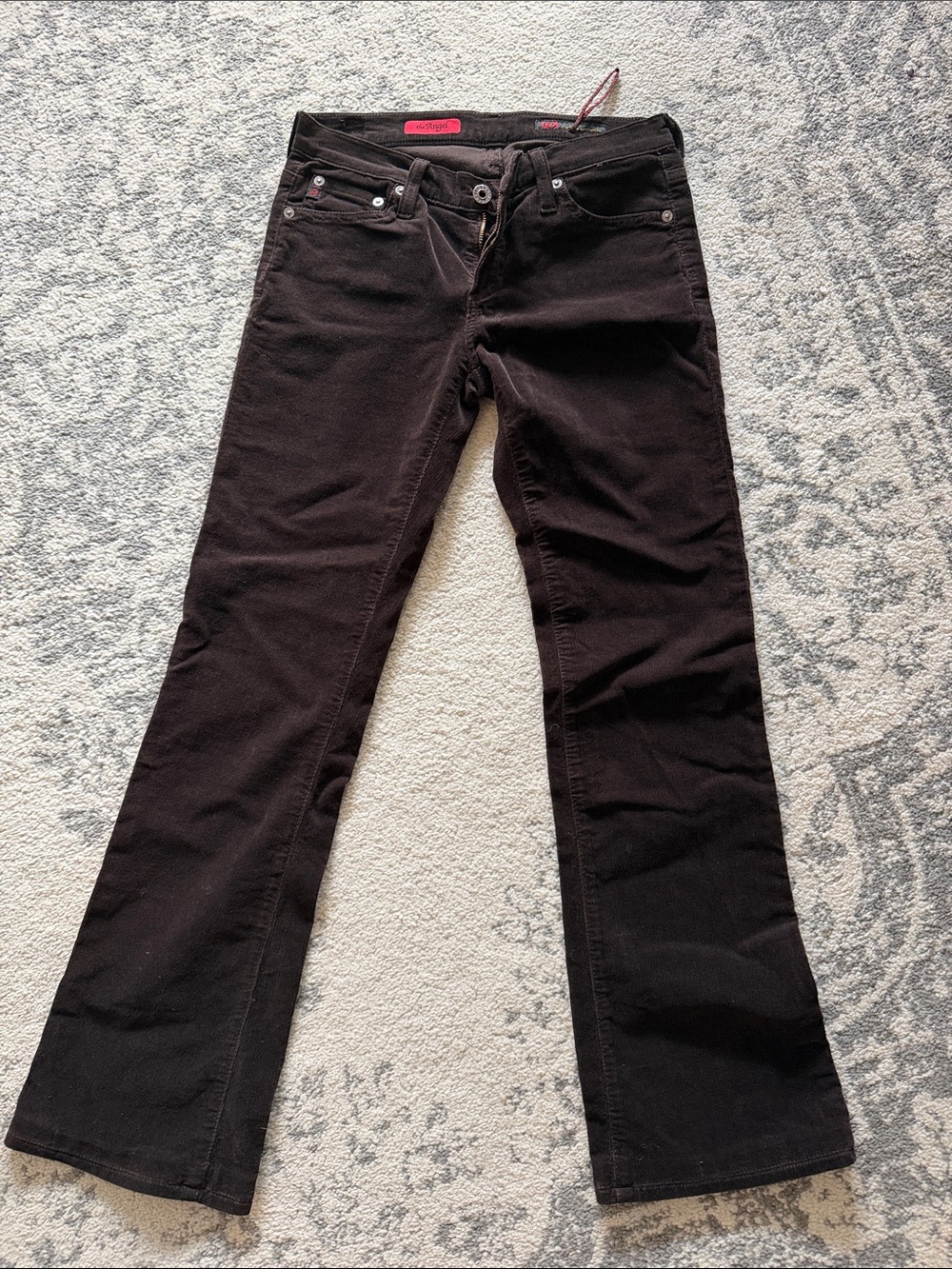 Ag Adriano Goldschmied Black Flare Jeans